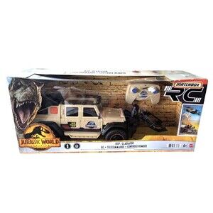 Matchbox Jurassic World Dominion Jeep Gladiator RC Remote Control NEW RARE🔥